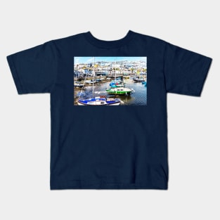 Brixham Harbour, Devon Kids T-Shirt